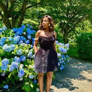 Elegant Black Velvet Dress